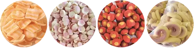 Bicolor Snacks Food Extruding Line
